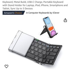 Foldable Bluetooth Keyboard For PC / iPad/Phone