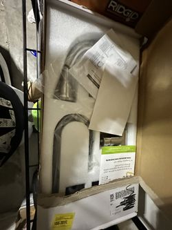 Brushed Nickel Kitchen Faucet Brand New