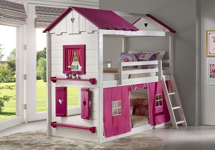 New Twin/Twin Sweetheart Tent Bunkbed (Delivery Available)
