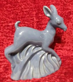 Vintage Shawnee Deer - Ceramic Vase - Succulent Planter Thumbnail