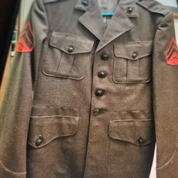 USMC  Marine Corps  Dress Alpha Green Service  Jacket   