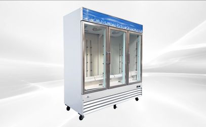 NSF 3 Glass Door Freezer Merchandiser Frozen food SD1.9L3
