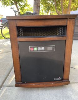 PowerHeat by Duraflame 1500W Electric Infrared Quartz Room Portable Space Heater 5200btu Home House Warm Office Work