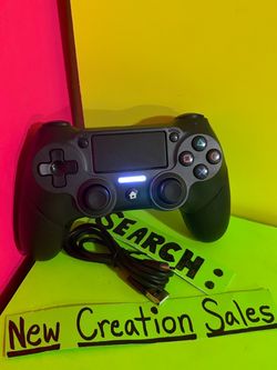 BRAND NEW Wireless Controller for PS4 PlayStation 4 PS4 Slim PS4 Pro PC BLACK AceGamer Gamepad Joystick Gaming Remote Touchpad