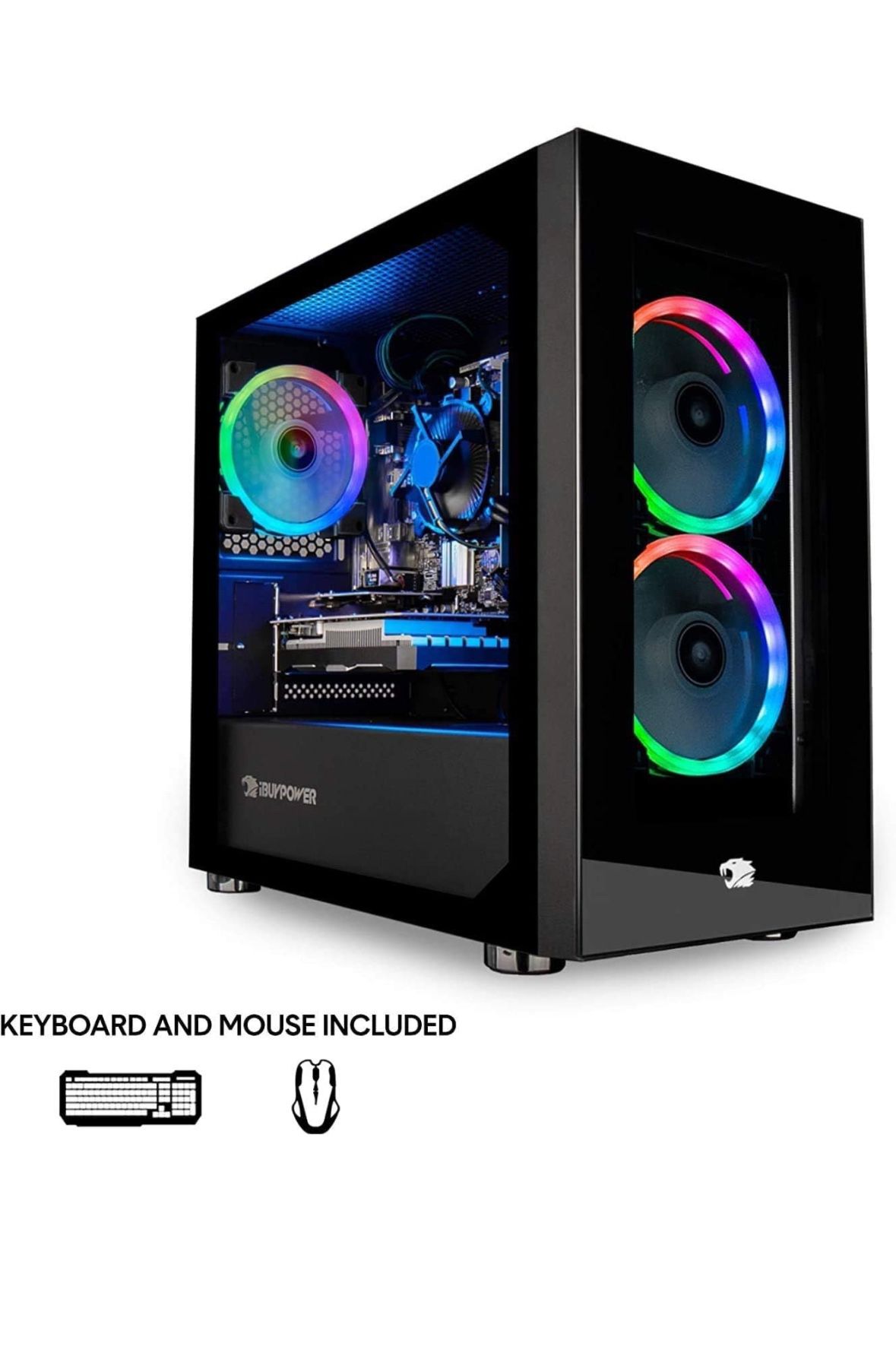 iBUYPOWER Gaming PC Computer Mini Desktop (AMD Ryzen 3 3100 3.6GHz, AMD Radeon RX 550 2GB, 8GB DDR4 RAM, 240GB SSD,WiFi Ready, Windows 10 Home)