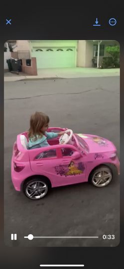 Disney princess Convertible Child Motorized Car