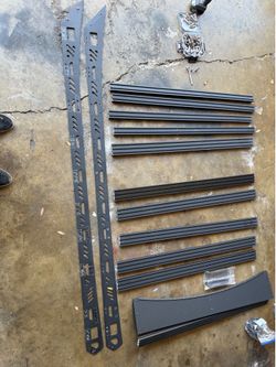 JW Offroad full length low profile Gx460 Roof Rack 11 Rail system
