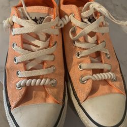 Orange Converse