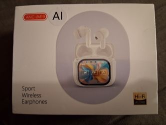 Ai touchscreen wireless earphones