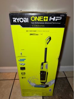 Brand new still in box !!! Ryobi ONE+ HP SwiftClean 18V Wet/Dry Stick Vacuum PBLSV747B