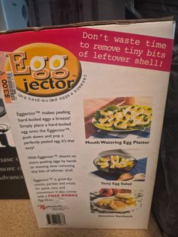 Eggjector Hard-Boiled Egg Peeler Tool