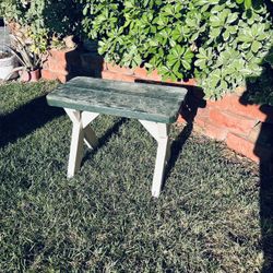 12 1/2” X 24” And 17” High Rustic Bench / Plant Stand 