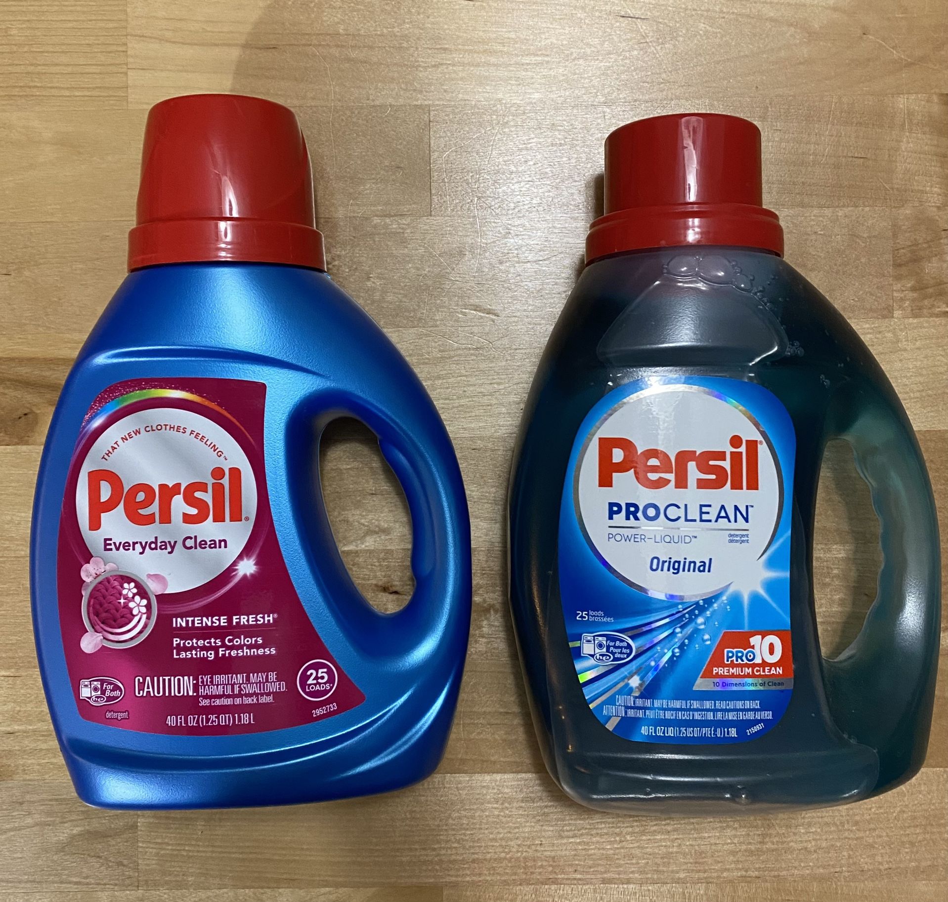 Persil liquid laundry detergent