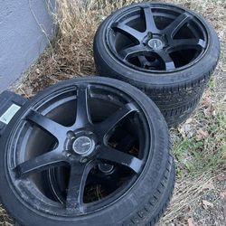 5 tires, 4 rims