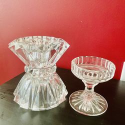 High End Crystal Candlesticks