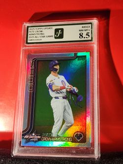 Pete Crow-Armstrong 2025 Topps Update Foil All-Star Game #ASG-6 Cubs EJE 8.5 NM-MT+