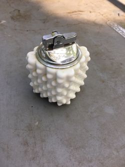 Vintage milk glass lighter only $20 firm
