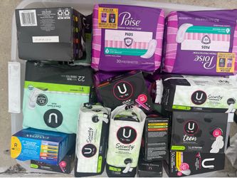 Pads , liners , tampons