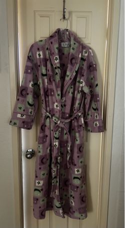 Jessica Fleece Robe with Moon and Star Print size 6/8 brand new