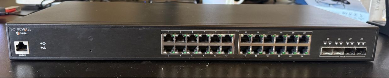 SonicWall SWS14-24 Layer 2 managed switch