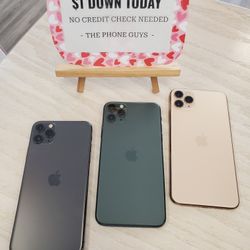 Apple IPhone 11 Pro Unlocked  - 90 Days Warranty - $1 Down - NO CREDIT Needed