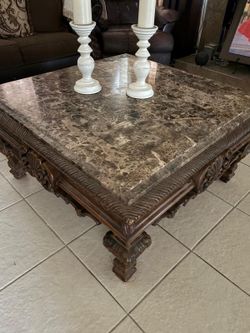 Marble table