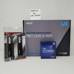 i9-12900k, MSI PRO Z690-A WIFI