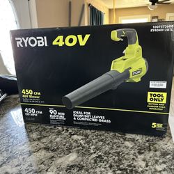 Ryobi 40V 450CFM 120MPH