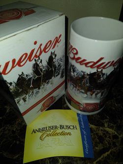 2011 Budweiser Holiday Stein