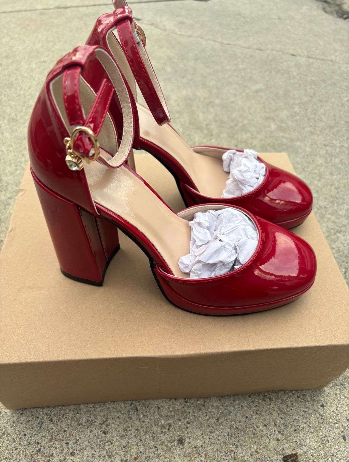 Red Heels Size 6