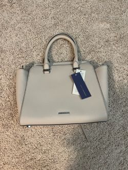 Rebecca Minkoff Light Taupe Saffiano Satchel