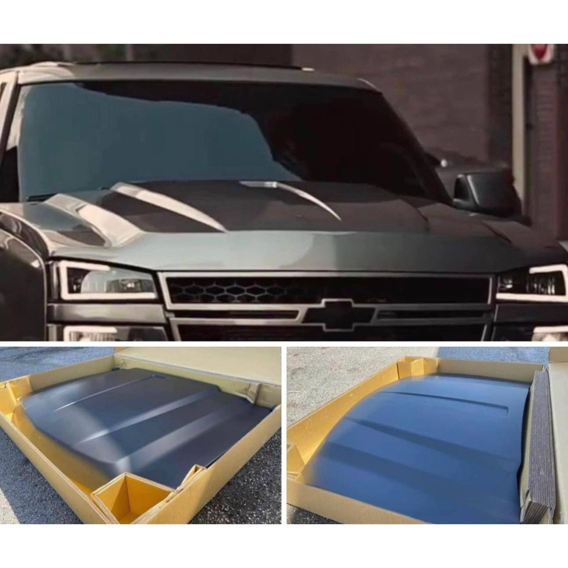 03-06 Silverado Cowl Hood Hd