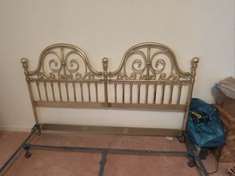 King Size Brass Bed Headboard