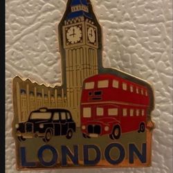 Metal London Refrigerator Fridge Magnet Big Ben, Taxi , Double Decker Bus