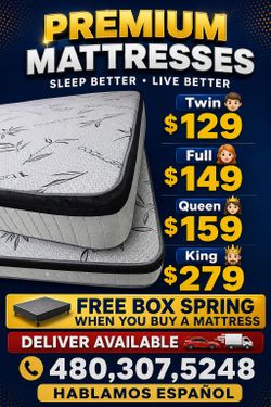 Brand new beds for sale (twin. Full. Queen. King)