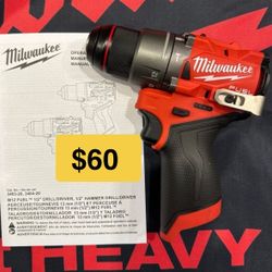 Milwaukee New Hammer Drill m12 Fuel Brushless Nuevo 2 Speed