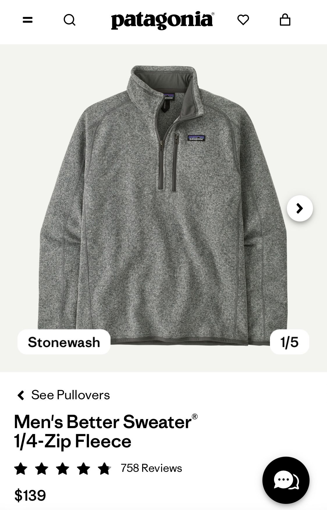 Patagonia fleece 1/4 Zip
