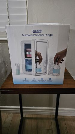 Mirrored Chefman Mini Fridge