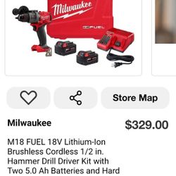 M18 Milwaukee 18V Hammer Drill 