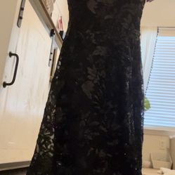 Black Sparky Prom Dress Brand New 