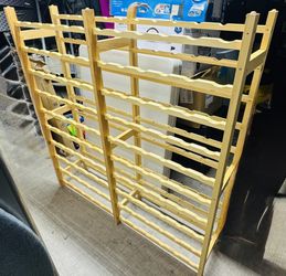 Pine Wood Wine Rack