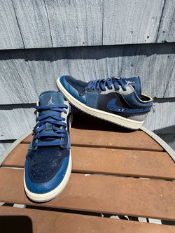 Air Jordan 1 Low SE Craft Inside Out Obsidian Shoes DR8867-400 Men’s Size 8.5.
