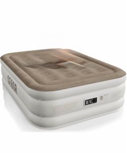 new in box-Air Mattress Full with Built-in Pump 18", Comfortable Self-Inflating Air Mattress with High-Speed Pump, Durable Blow Up Mattress Full with 
