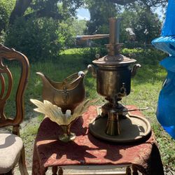 Brass Turkish Water Heater And Other Brass