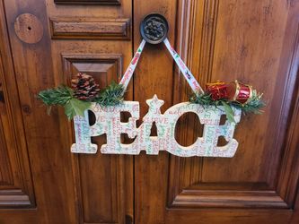 Peace Hanging Christmas Decoration