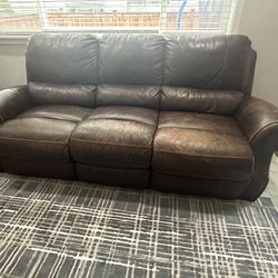 Leather Recliner Sofa Love Seat And Chair