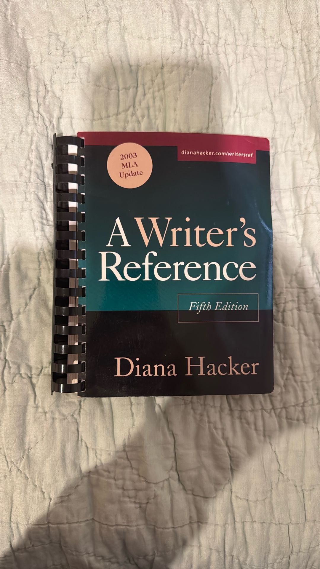 A Writer’s Reference, 5th edition