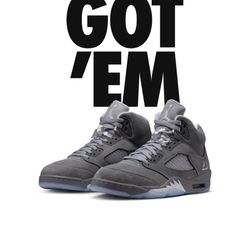 Jordan 5 Wolf 🐺 Grey 