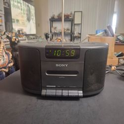 Vintage Sony Dream Machine Cassette Player & AM/FM Clock Radio - Tested & Everything Works Perfectly
