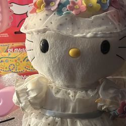 Hello Kitty Plushie Wedding Bride 